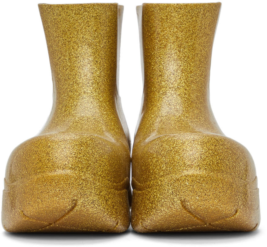 Bottega Veneta - Gold Puddle Boots