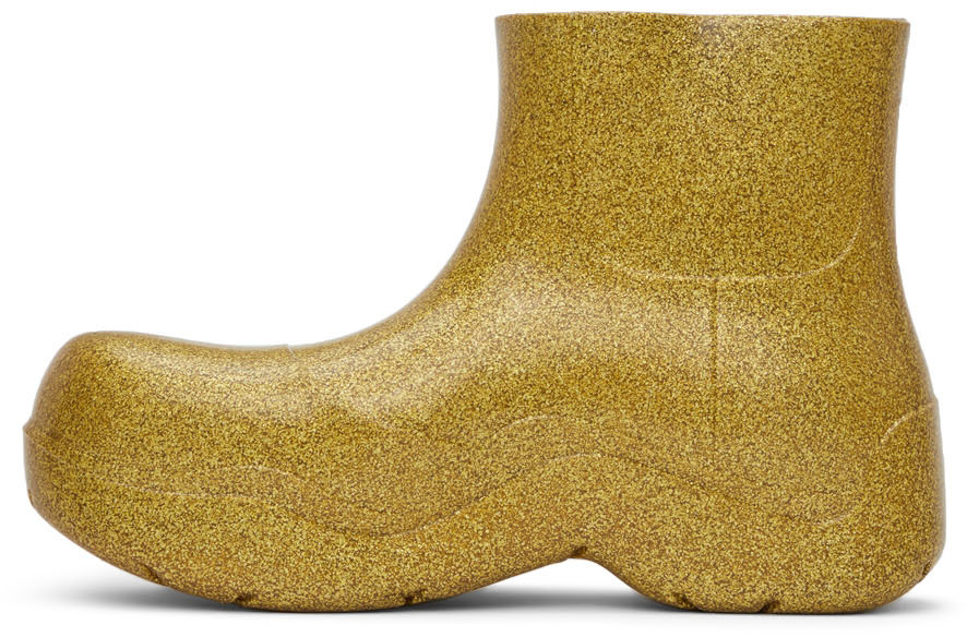 Bottega Veneta - Gold Puddle Boots