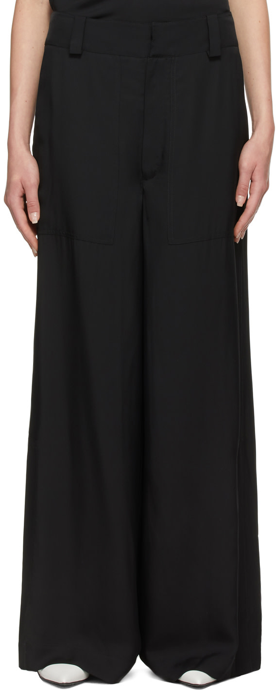 GAUCHERE - Black Timber Trousers