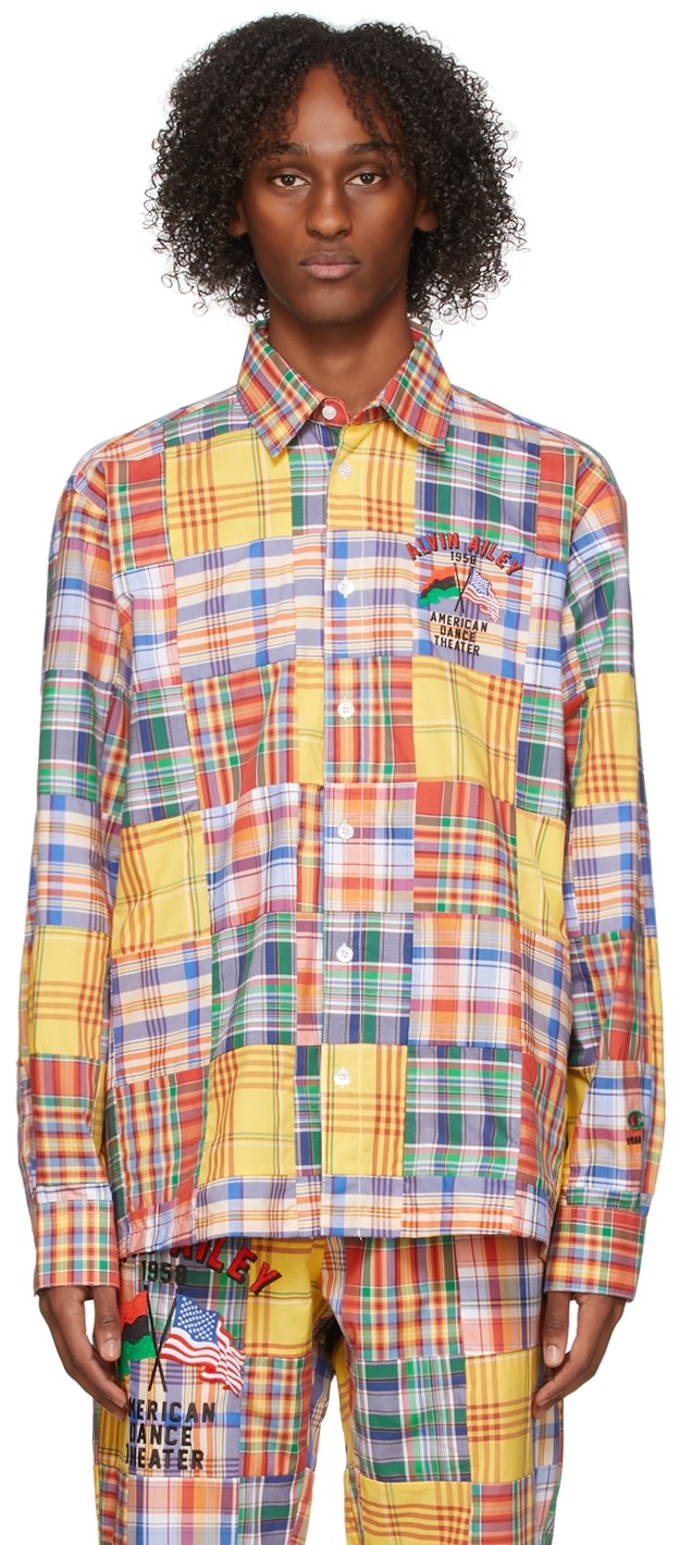 Denim Tears - Multicolor Champion Edition Patchwork Shirt
