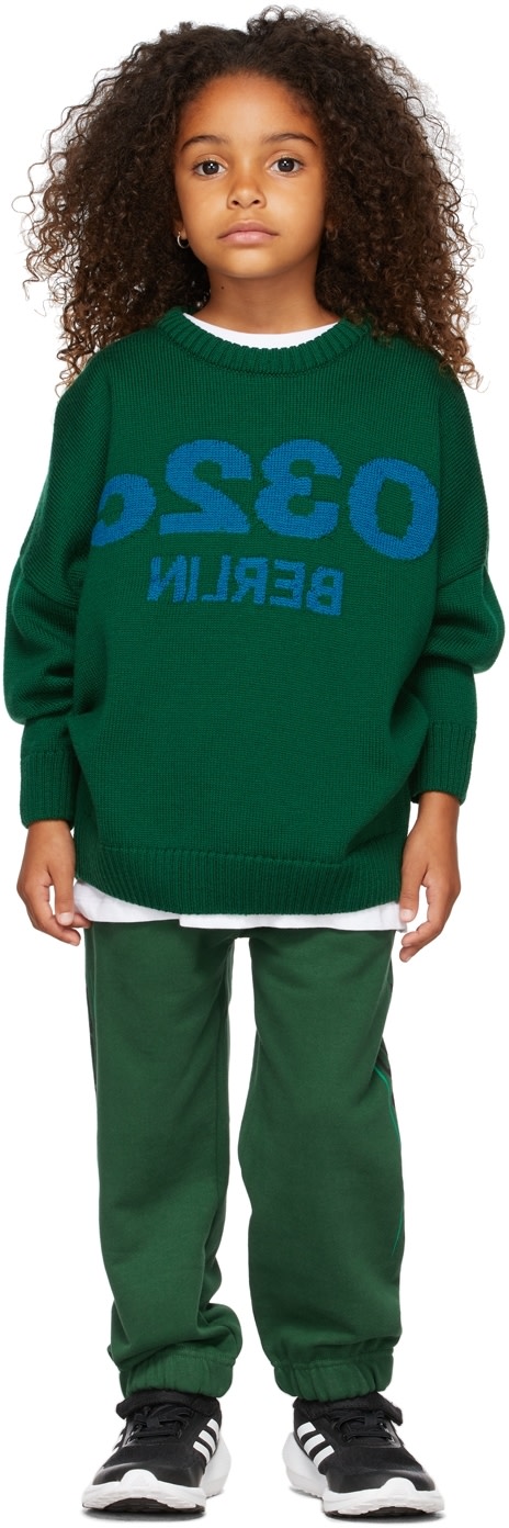 032c - Enfant | Pull en laine mérinos à logo