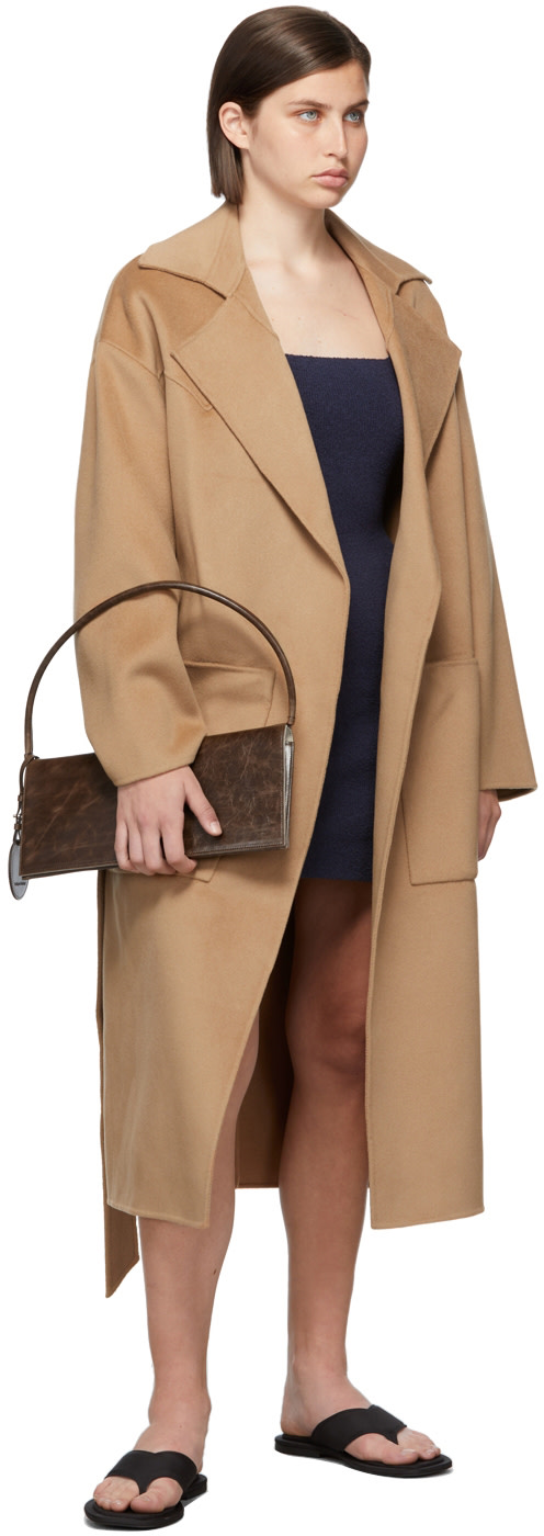 Nanushka - Robe Leah bleu marine