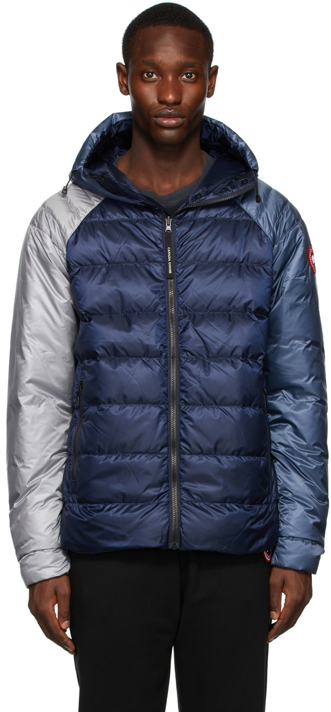 Canada Goose - 네이비 리버서블 레거시 다운 재킷