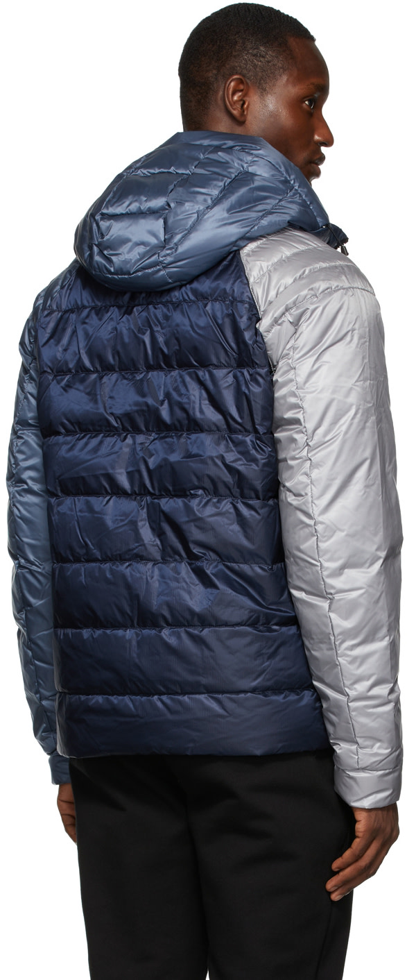 Canada Goose - 네이비 리버서블 레거시 다운 재킷
