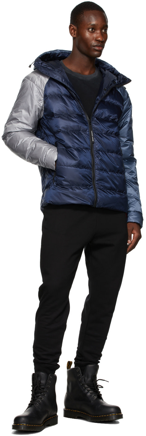 Canada Goose - 네이비 리버서블 레거시 다운 재킷