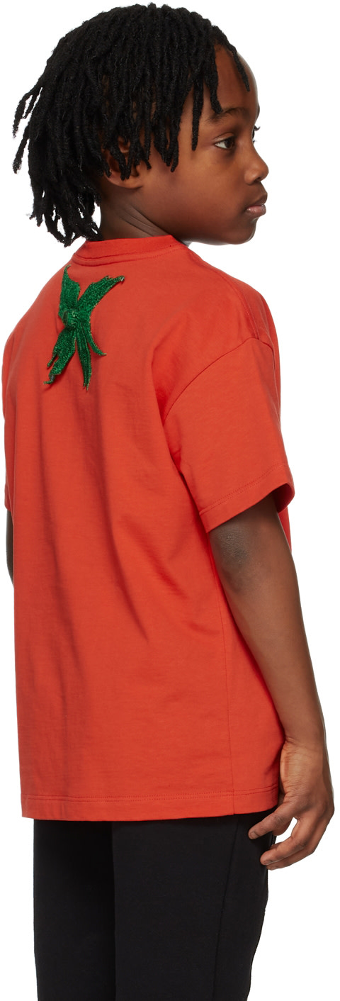 doublet - キッズ|レッド Tomato Stem Tシャツ