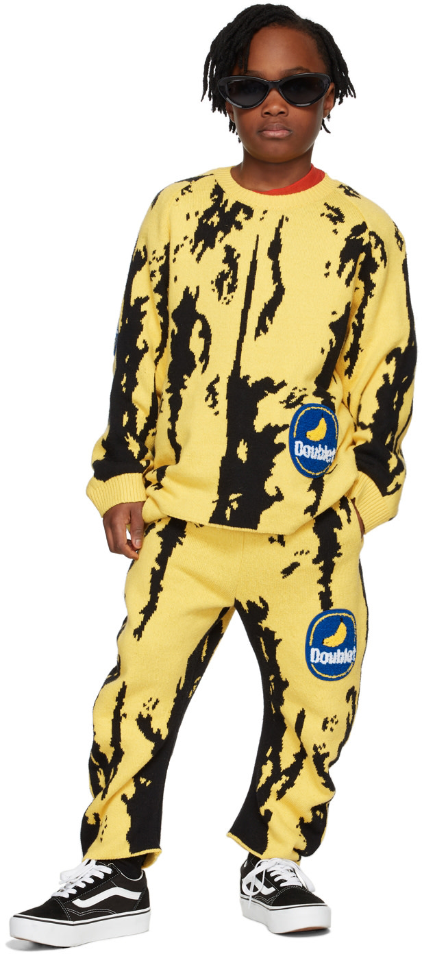 doublet: Kids Yellow & Black Banana Sweater | SSENSE