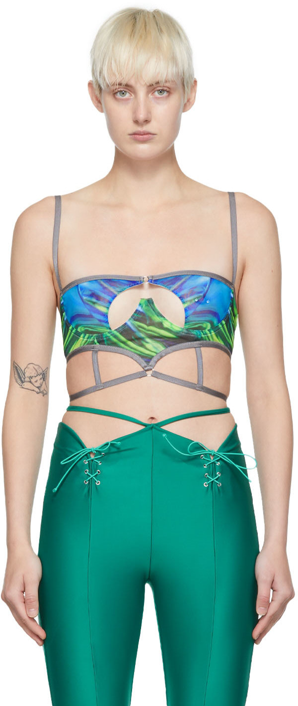 DIDU - Soutien-gorge vert en polyester