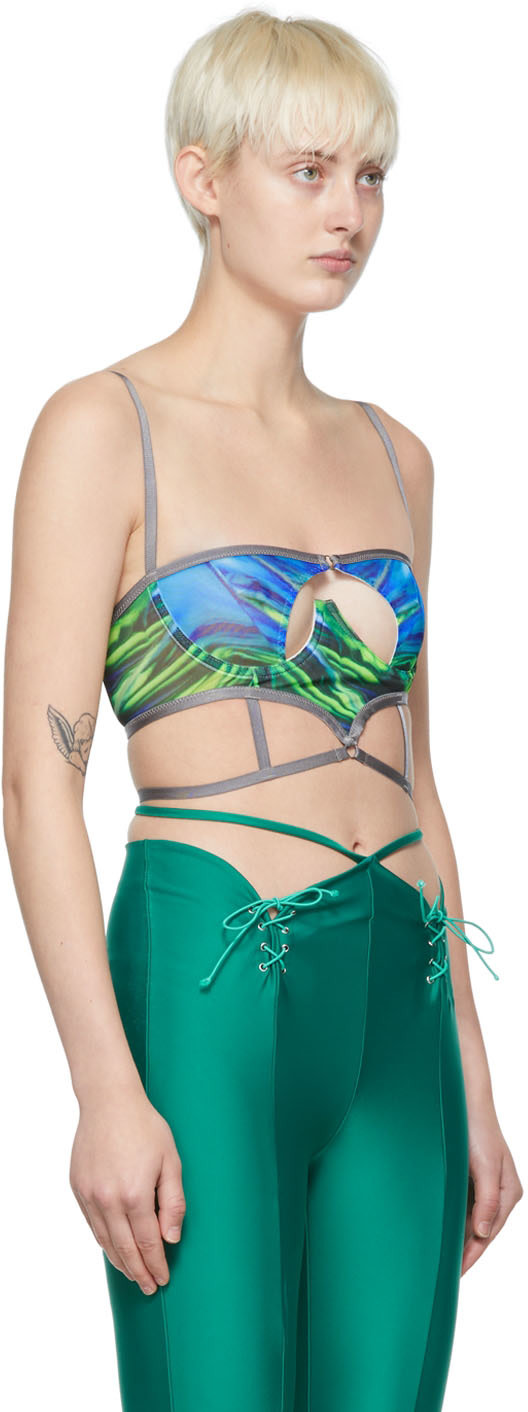 DIDU - Green Polyester Bra