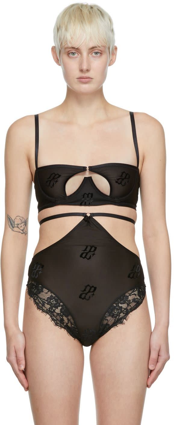 DIDU - Culotte noire en polyester