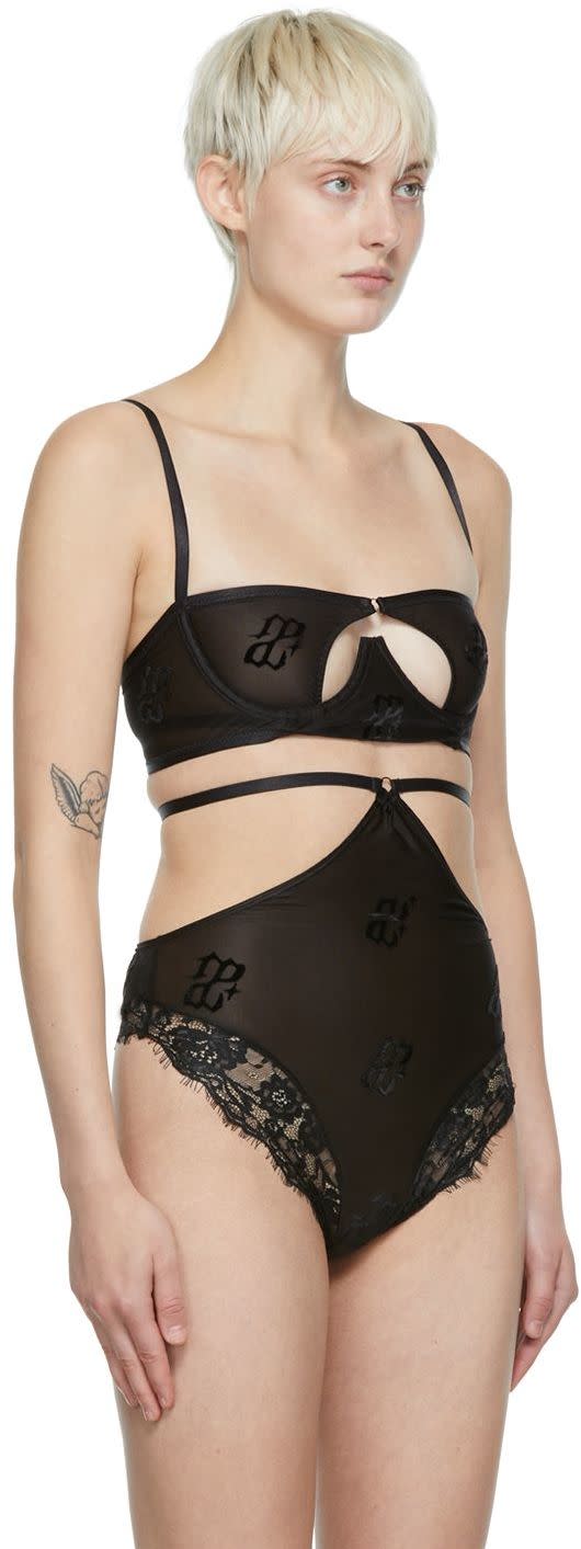 DIDU - Culotte noire en polyester