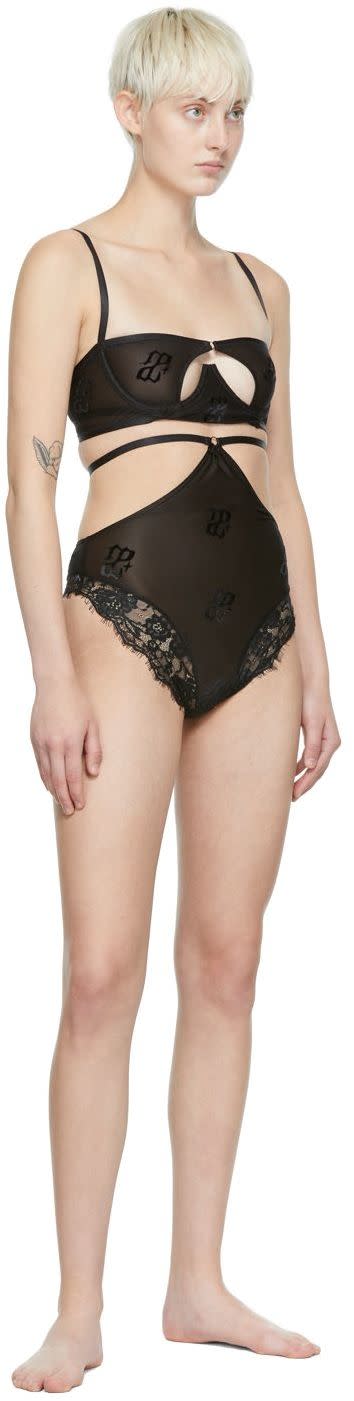 DIDU - Culotte noire en polyester