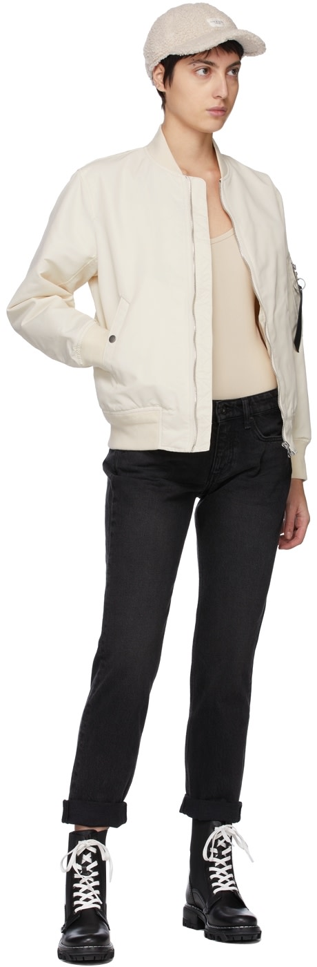rag & bone - Justaucorps Archetype Roxie blanc cassé