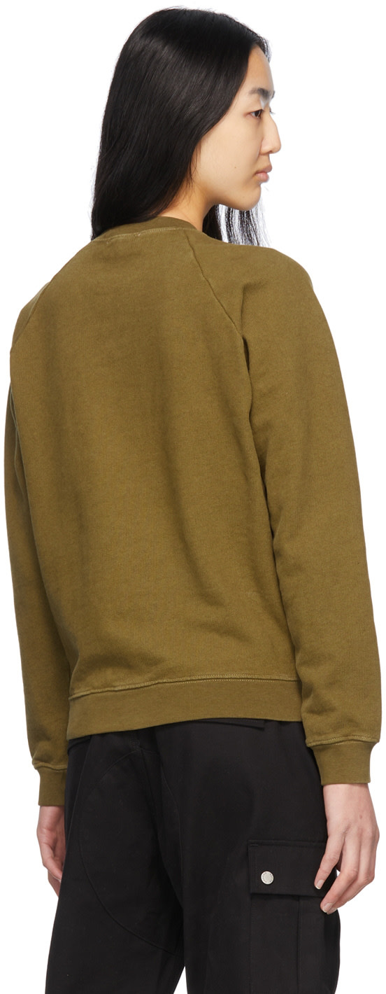 PHIPPS - Pull molletonné vert en coton bio exclusif à SSENSE