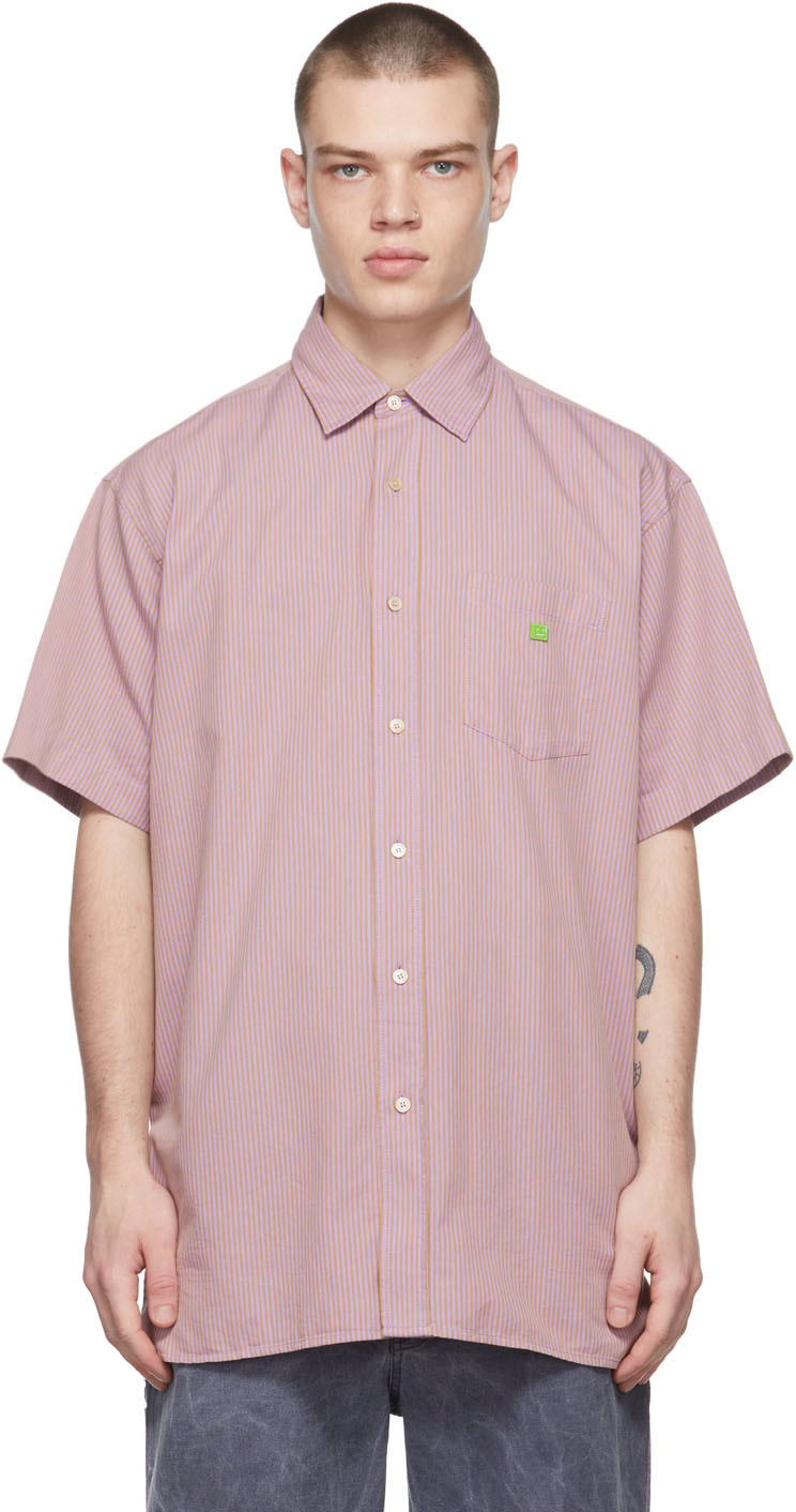 Acne Studios - Purple Stripe Shirt