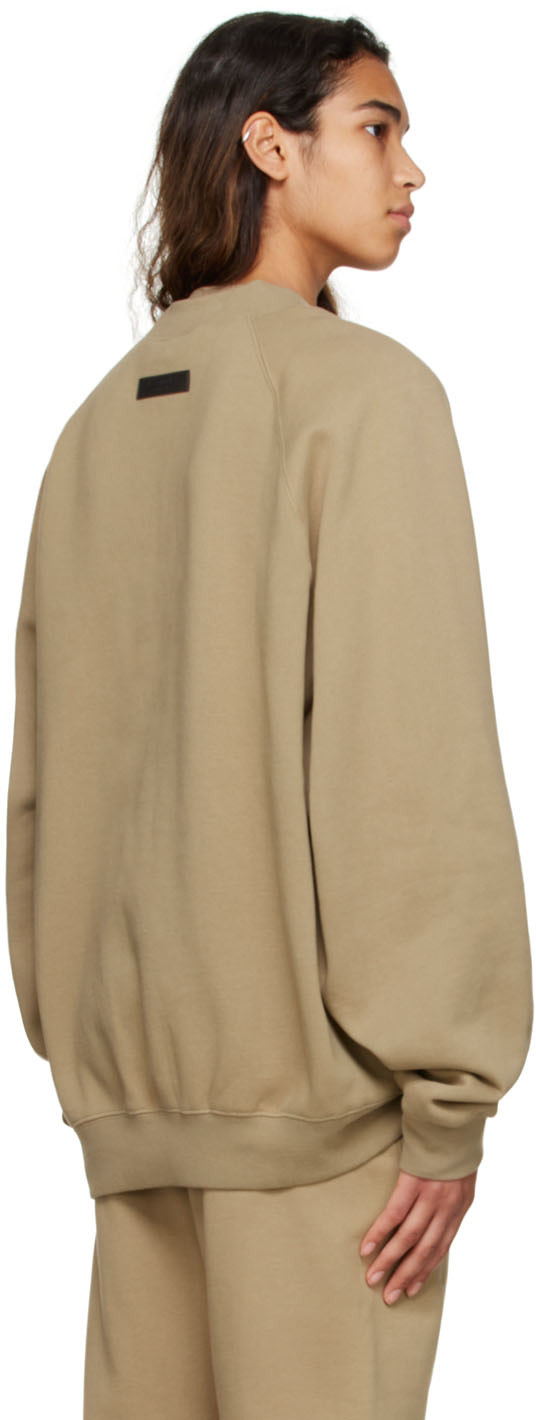 Fear of God ESSENTIALS - Tan Cotton Sweatshirt
