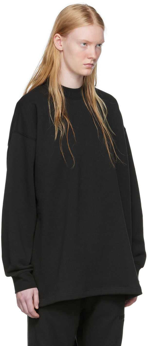 Fear of God ESSENTIALS - Pull molletonné décontracté noir