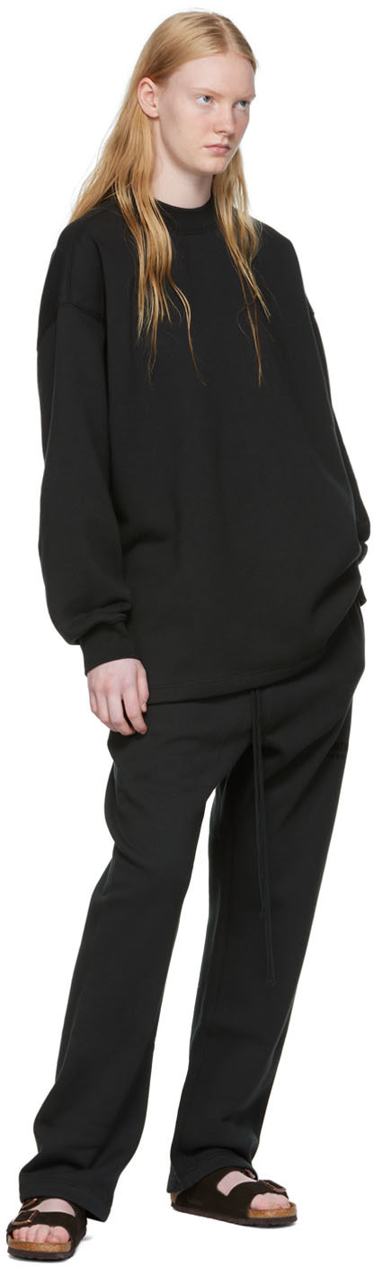 Fear of God ESSENTIALS - Pull molletonné décontracté noir