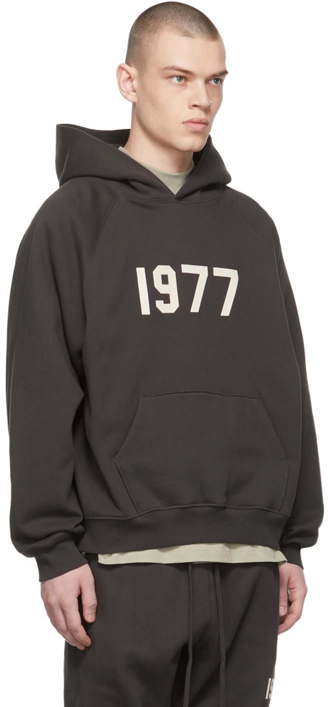 Fear of God ESSENTIALS - Black '1977' Hoodie