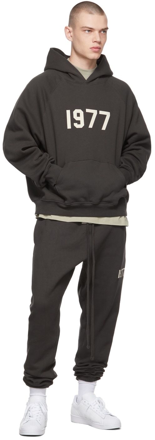 Fear of God ESSENTIALS - Black '1977' Hoodie