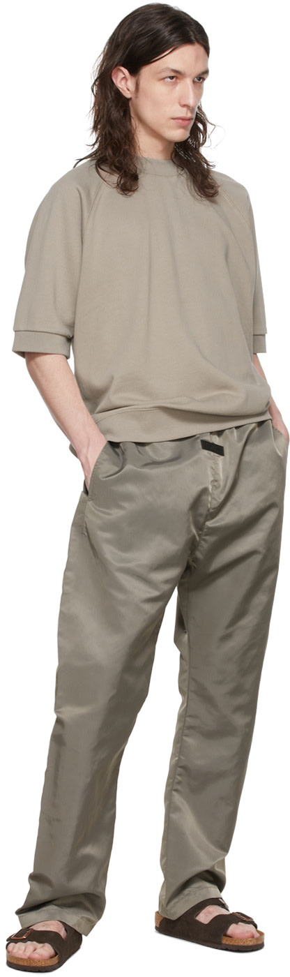 Fear of God ESSENTIALS - Pull molletonné taupe en coton