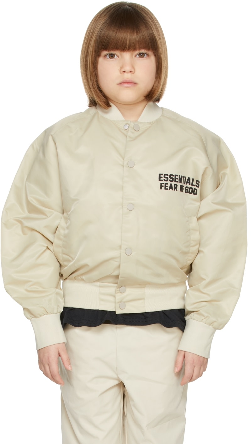 Fear of God ESSENTIALS - Enfant | Blouson de baseball beige
