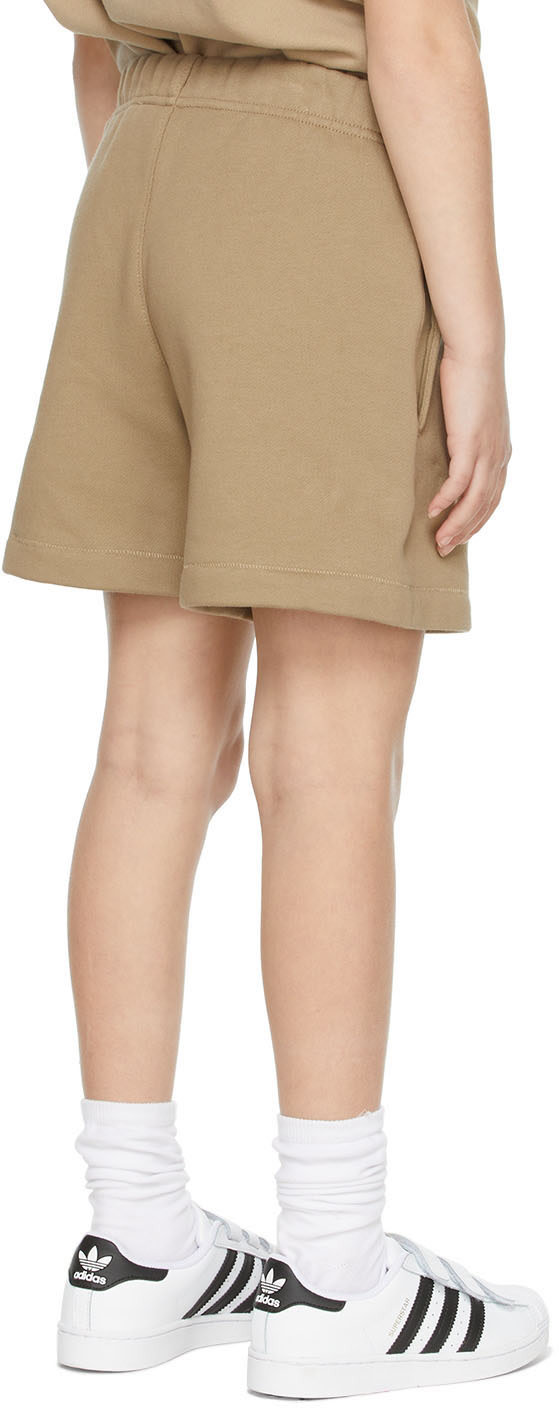Fear of God ESSENTIALS - Enfant | Short brun clair en molleton
