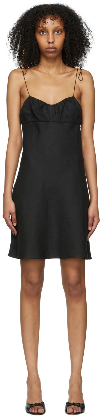 Anna October - Robe courte Kamini noire