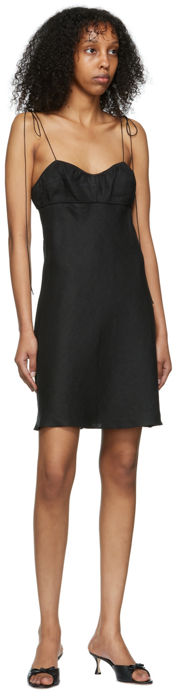 Anna October - Robe courte Kamini noire