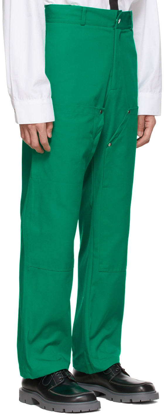 Spencer Badu - Pantalon ample vert