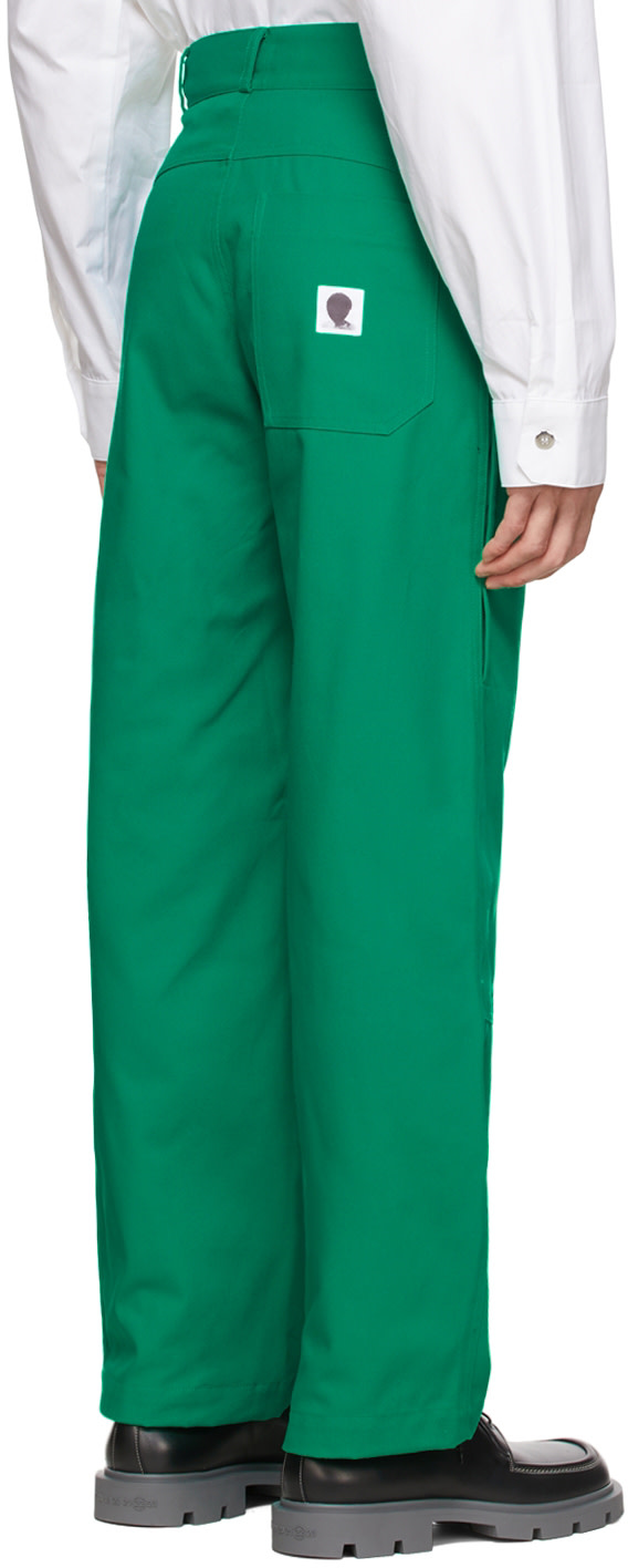 Spencer Badu - Pantalon ample vert