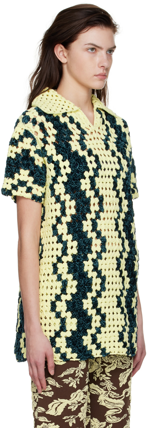 Jil Sander - Polo jaune en coton