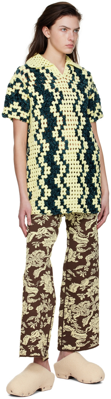 Jil Sander - Polo jaune en coton