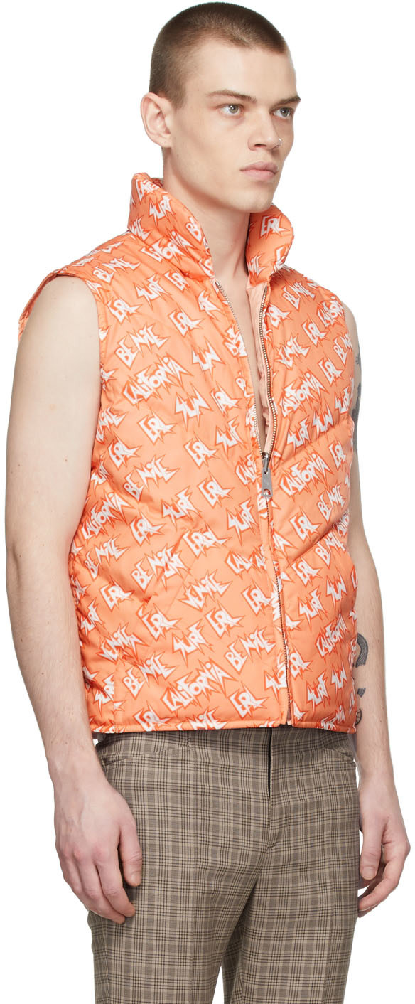 ERL - Orange Polyester Down Vest