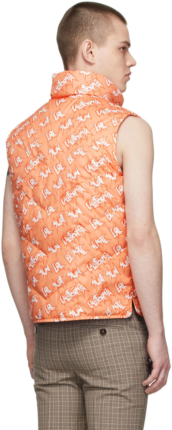 ERL - Orange Polyester Down Vest