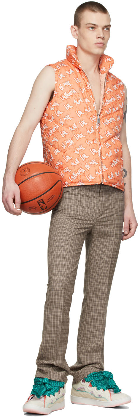 ERL - Orange Polyester Down Vest