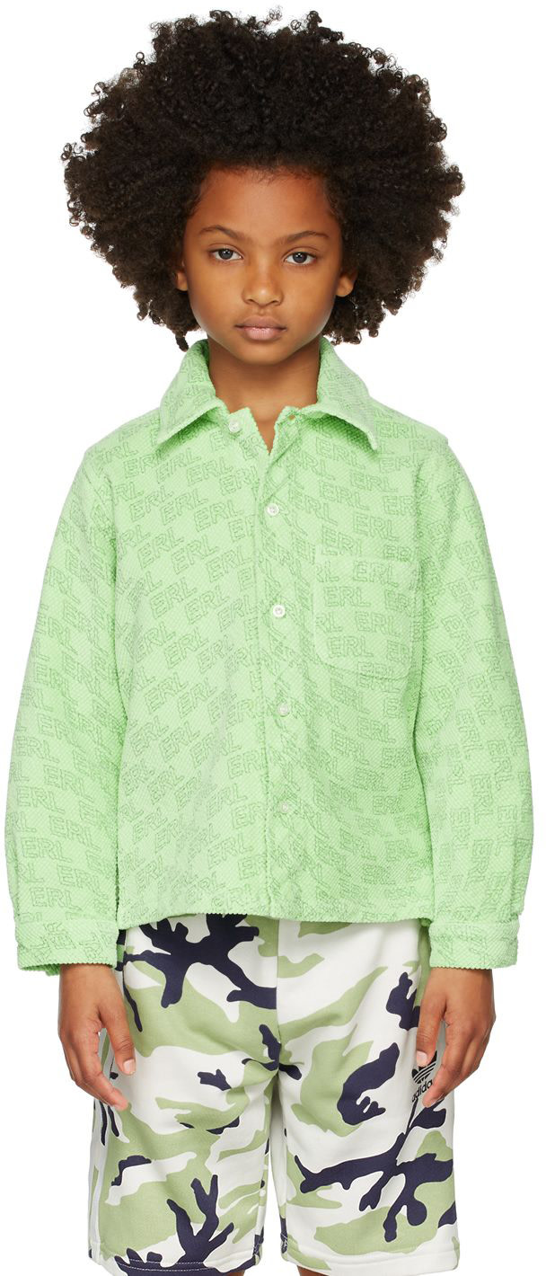 ERL - Enfant | Chemise verte à logo