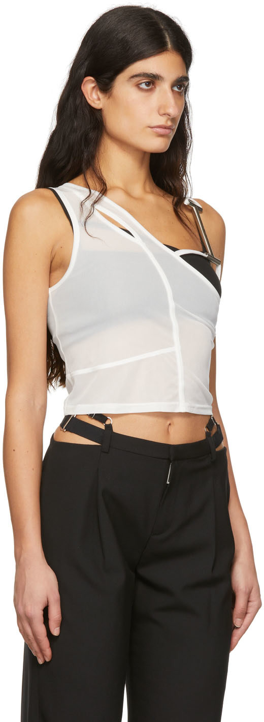 HELIOT EMIL レディース タンクトップ HELIOT EMIL: White Dispar Tank Top | SSENSE Germany