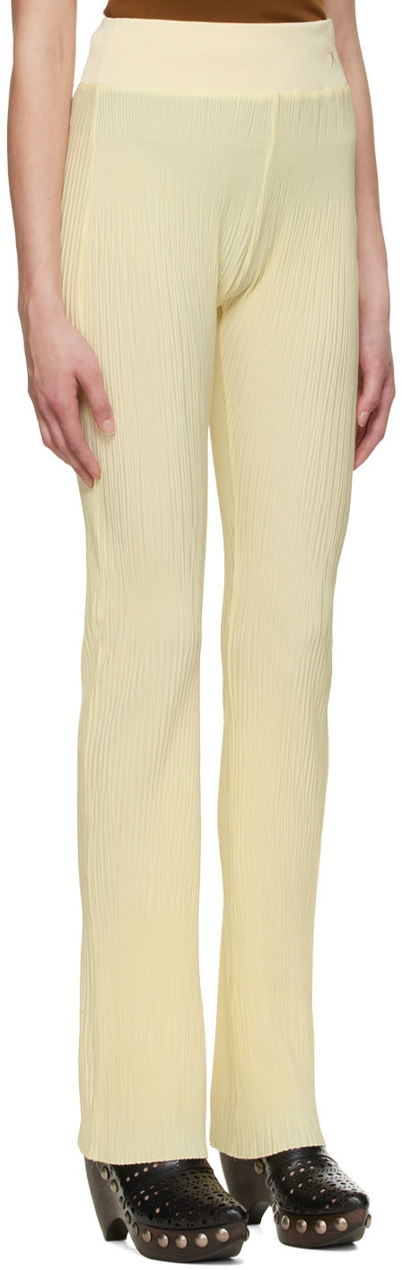 Atlein - Pantalon jaune en polyester