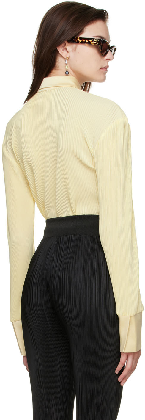 Atlein - Chemise jaune en polyester