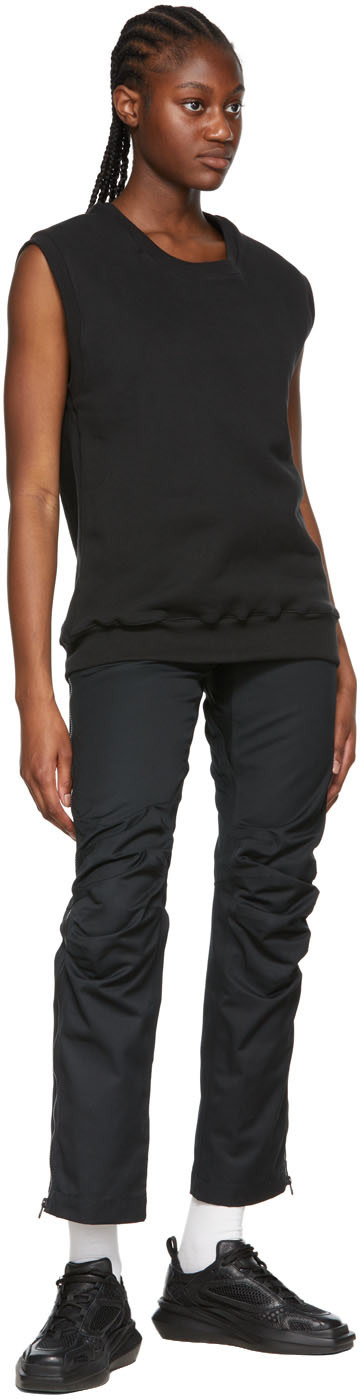 GR10K - Pull molletonné noir en coton