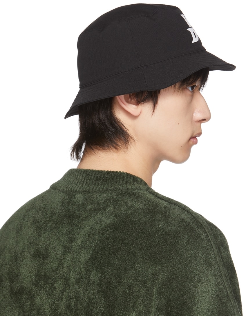 We11done - Black Basic Logo Bucket Hat