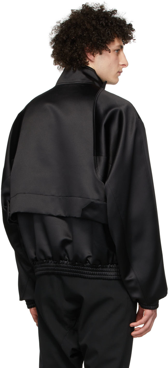 We11done - Black Polyester Jacket
