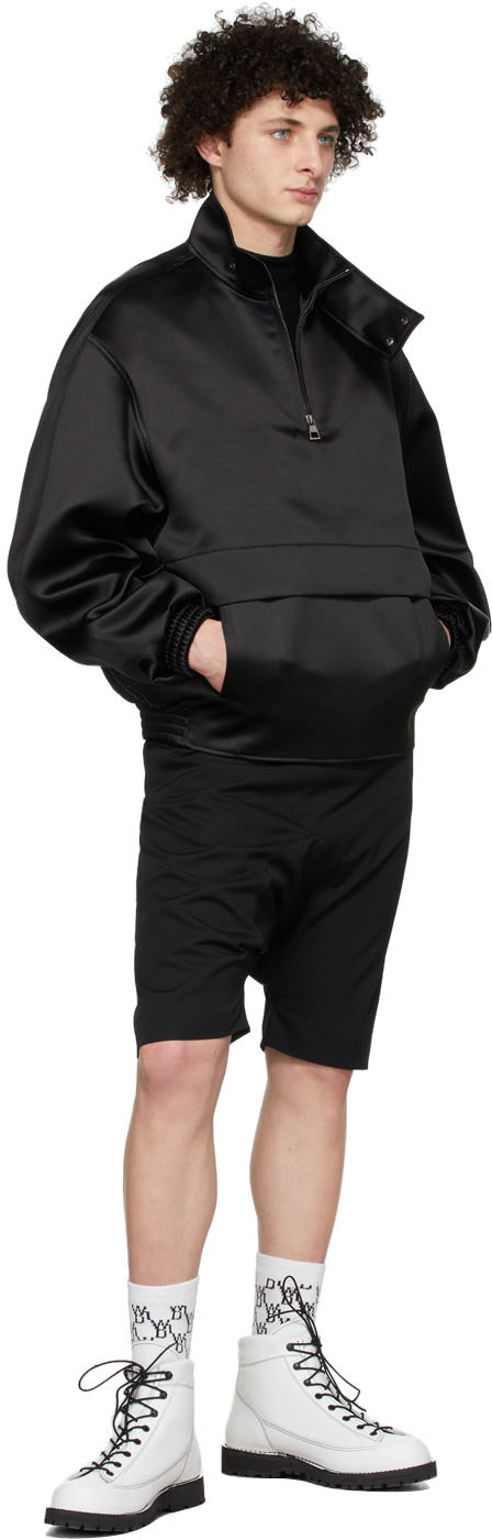 We11done - Black Polyester Jacket