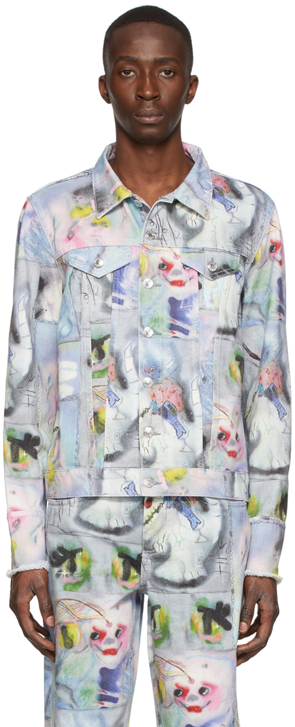 Marc Jacobs Heaven: マルチカラー デニムジャケット | SSENSE 日本