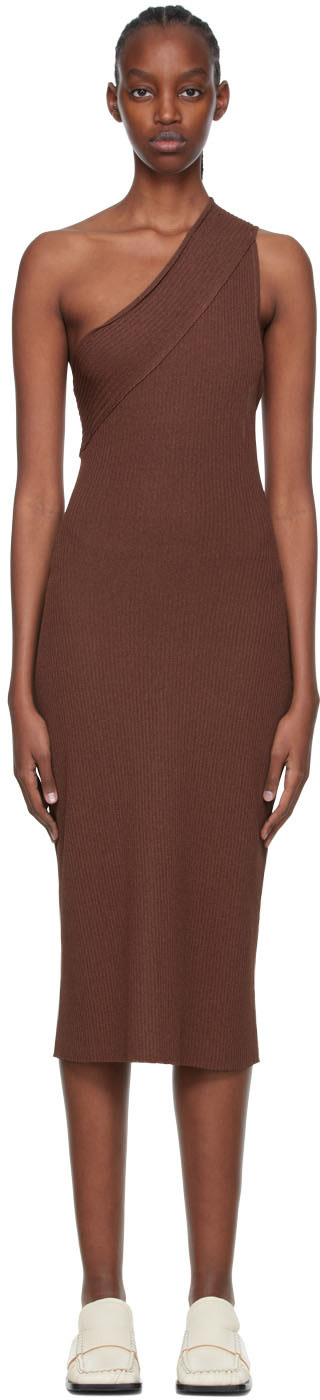 Aeron - Robe midi Martina brune