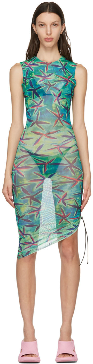 Louisa Ballou - Robe Heatwave vert et bleu