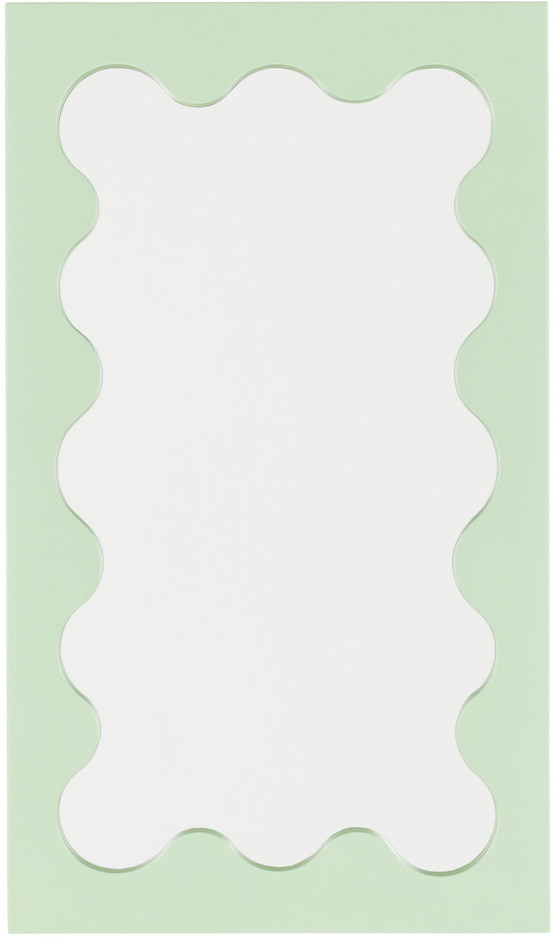 Gustaf Westman Objects - Green Curvy Mini Mirror