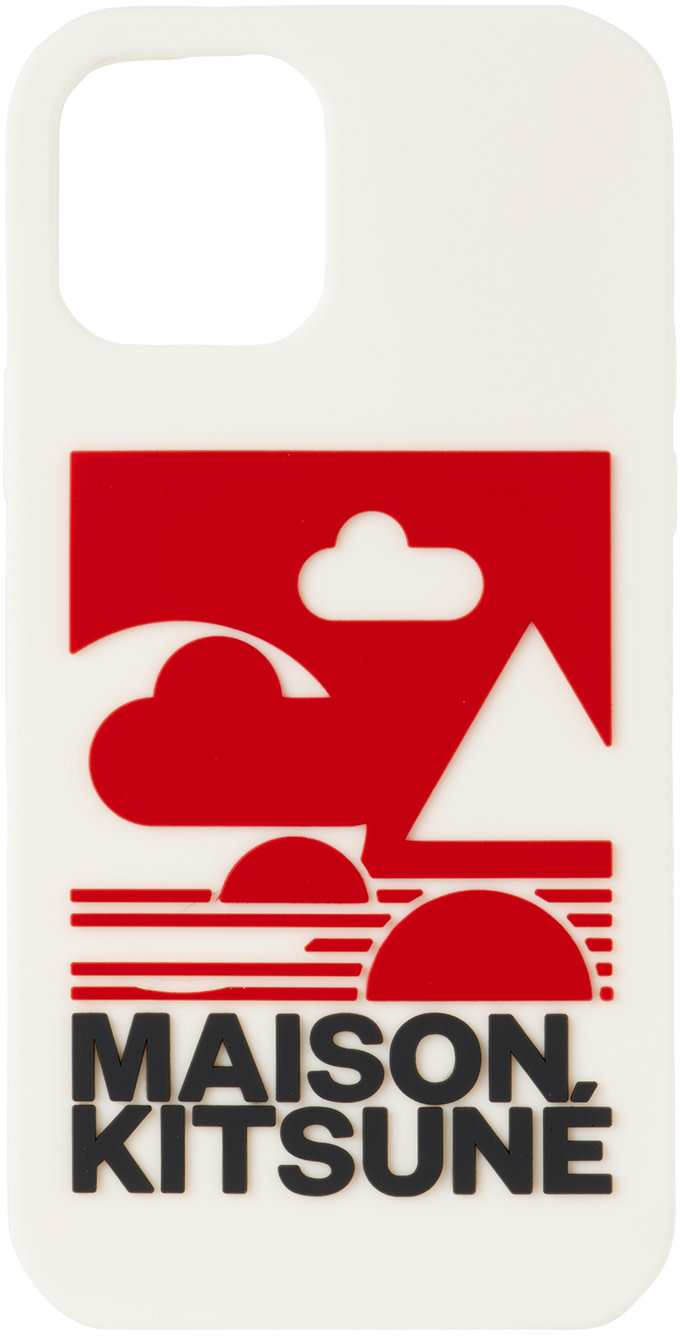 Maison Kitsuné - Anthony Burrillエディション ホワイト iPhone 12/12 Pro ケース