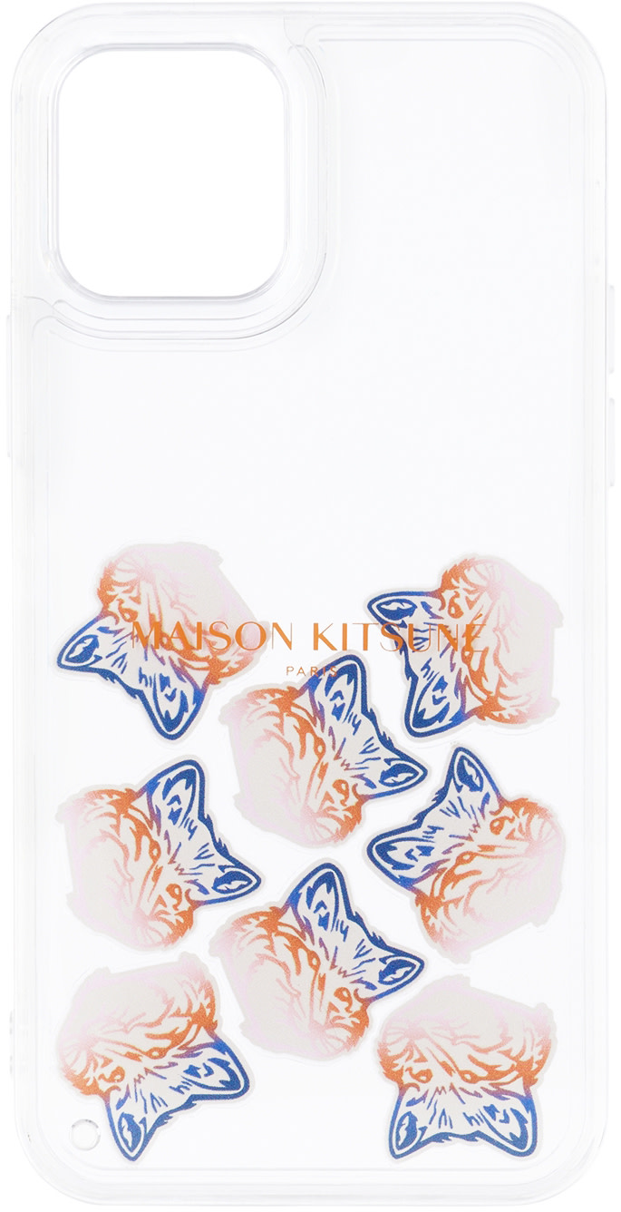 Maison Kitsuné - Étui pour iPhone 12/12 Pro à logos de renard
